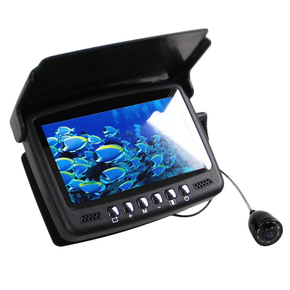 Цена Камера для подводной рыбалки 4,3 дюйма DVR подводный рыболокатор инфракрасное ночное видение портативная видеокамера для рыбалки ЖК-монитор