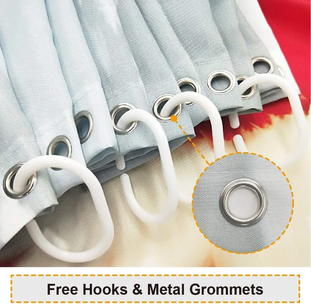 Занавеска для душа Санта-Клаус от Ho Me Lili Рождество зима праздник новый год декор