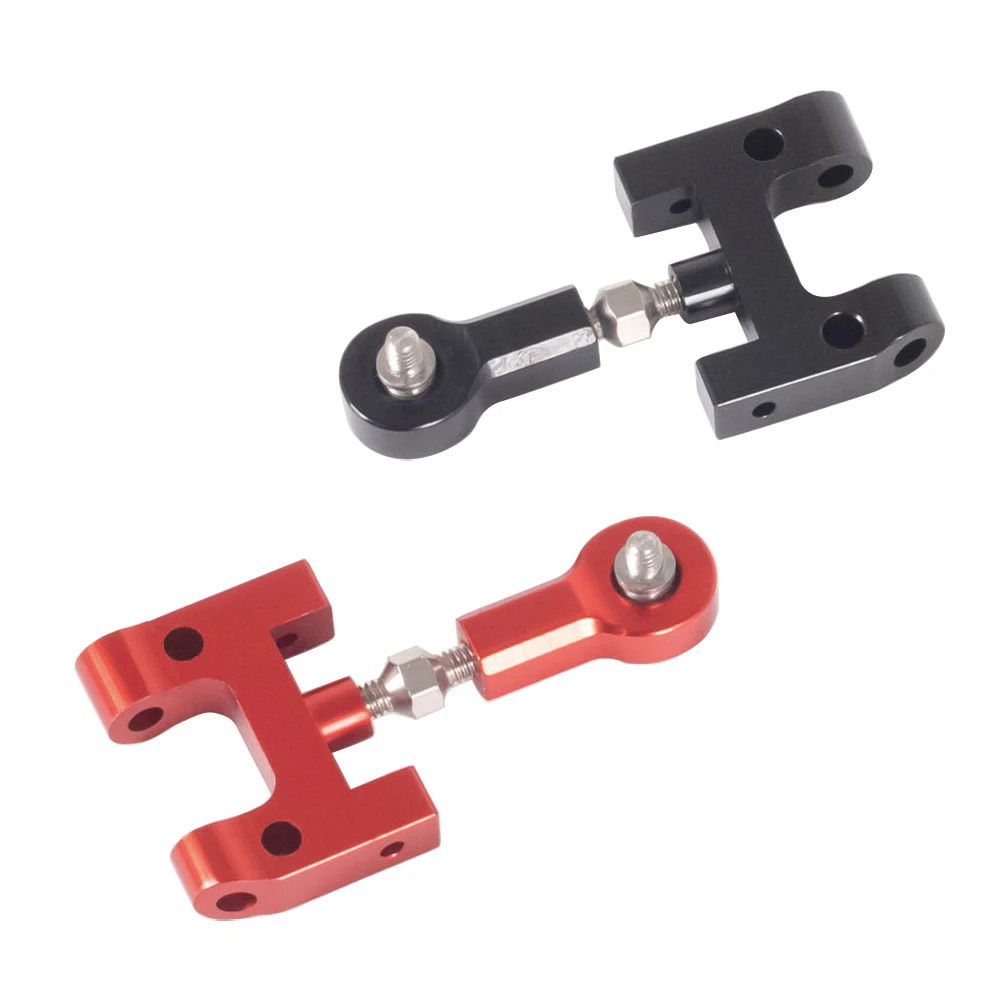 1/10 RC Car WPL D12 CNC Metal superior inferior brazo oscilante taza de direcci&oacute;n nudillo Hex adaptador juego de rodamientos piezas de actualizaci&oacute;n-1