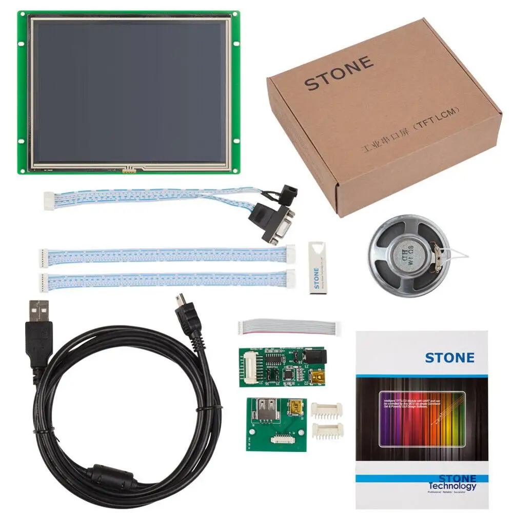 Сенсорный ЖК-монитор с программным обеспечением и последовательным интерфейсом