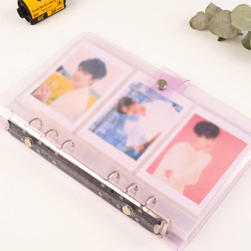 150 карманы ПВХ Портативный фотоальбом желе Цвет альбом для мини камера