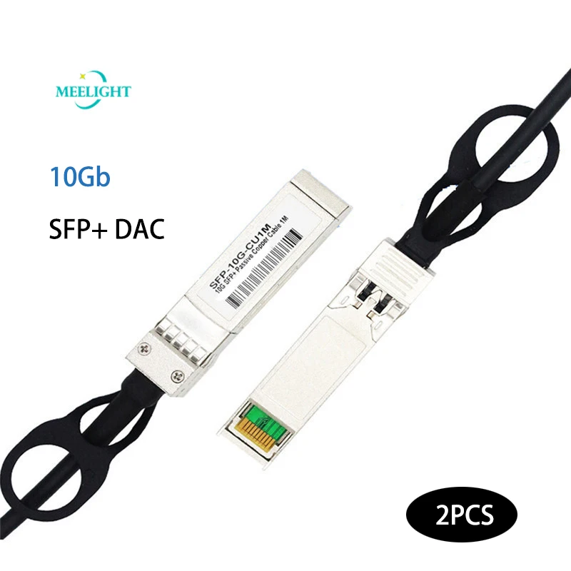 2 шт. высокоскоростные кабели 10G 1M SFP + DAC | Мобильные телефоны и аксессуары