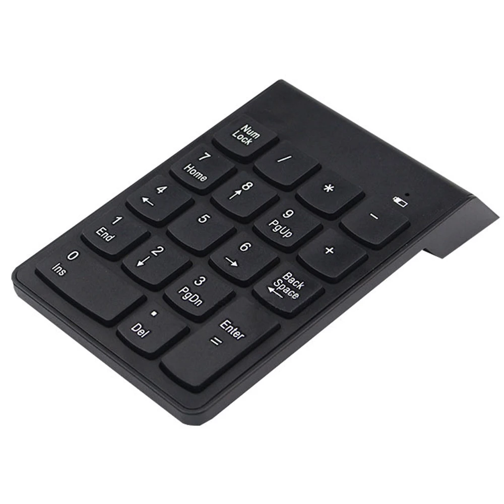 

2.4G Wireless Digital Keyboard Built In USB Receiver 18 Keys Mini Numeric Gaming Keypad for Laptop PC Notebook