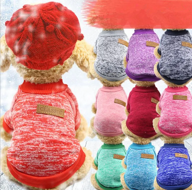 Свитера с изображением собаки Модная одежда капюшоном для собак спортивный