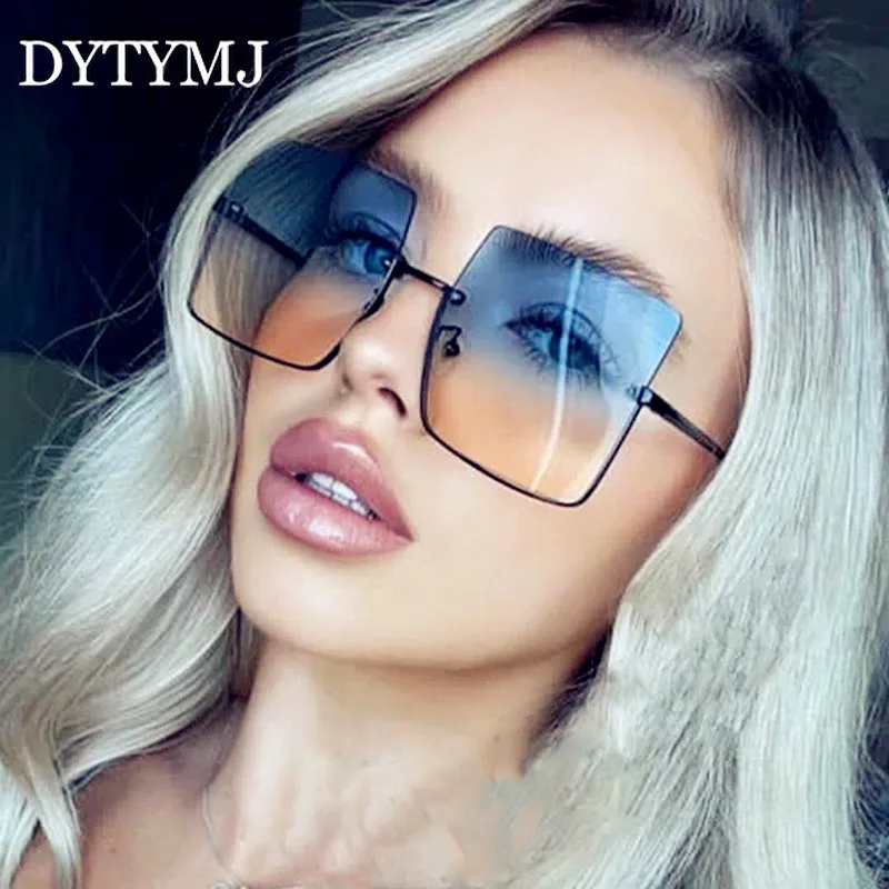 

Очки солнцезащитные женские и мужские без оправы в стиле ретро