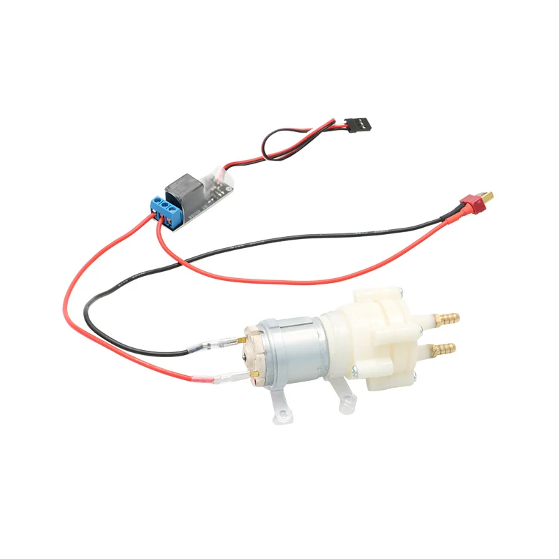 Juego de interruptor de rel&eacute; de Control remoto de bomba de agua con enchufe XT60/T, accesorios de Control de refrigeraci&oacute;n de agua para barco remolcador RC, 4,8 v-12v, 1 Juego-0