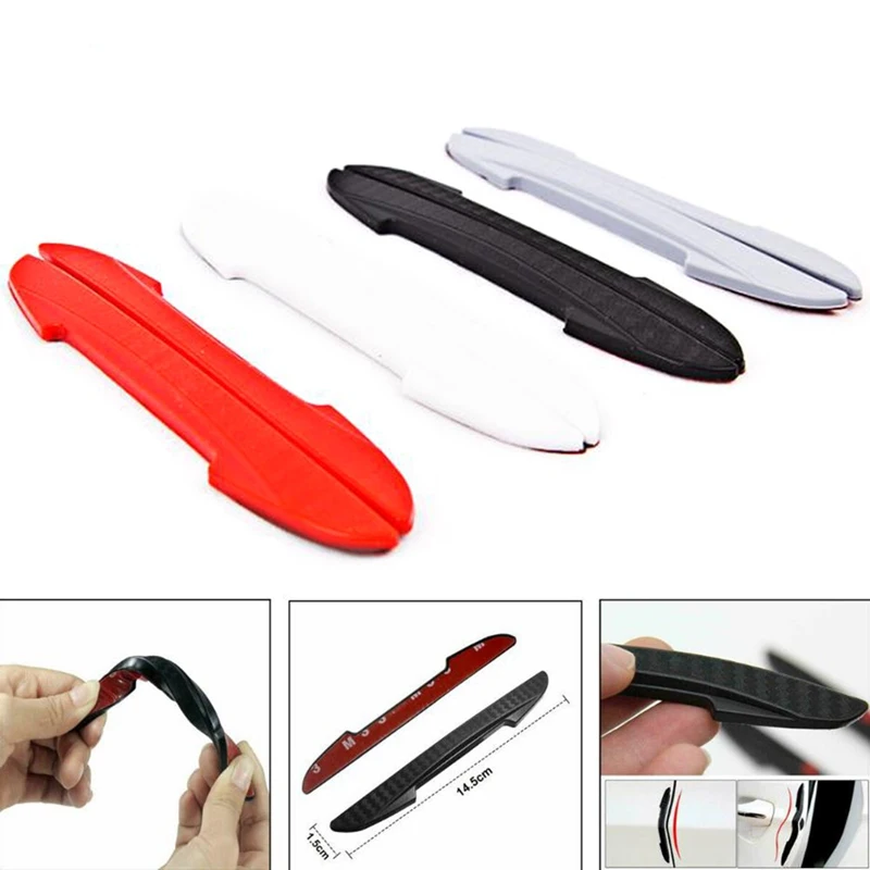 4 шт./компл. протектор двери автомобиля боковая наружная наклейка на края полоса