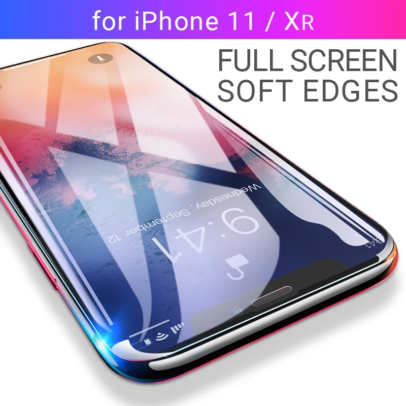 G2 11 I Xr hoco закаленное стекло для 11 Pro Max X Xr Xs Max защита экрана против отпечатков пальцев ударопрочное 3D края ультра тонкое пленка защита скрин протектор защита от ударов царапин пленка на экран защитное стекло айфон - Цвет: G2 11 I Xr