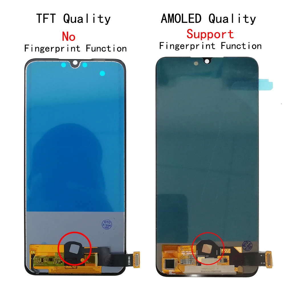 6,38 "AMOLED para Vivo S1 1907 V1907 1907_19 V1913A pantalla LCD con Panel t&aacute;ctil pantalla Digitalizador con marco de montaje de-1