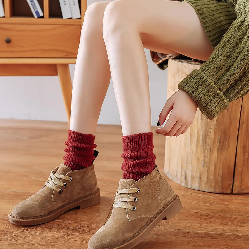 

Lady Socks Winter Women Thick Socks Cashmere Thermal For Cold Weather Spuer Warm Keeping Cold Resistent High Quality Girls' Hose