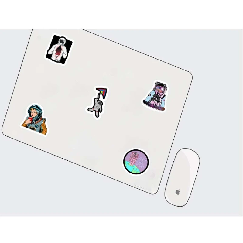 

50pcs/pack Astronaut Series Decorative Stickers Waterproof Graffiti Sticker