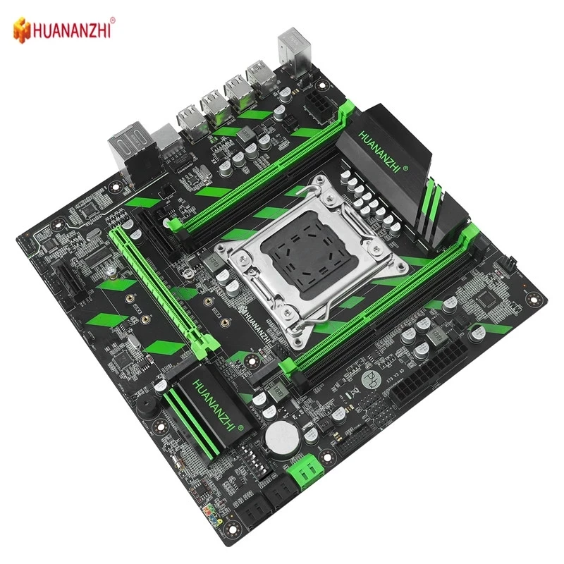 Günstig HUANANZHI X79 ZD3 DDR3 * 4 Computer Motherboard Gaming Desktop Intel Motherboard CPU Unterstützt LGA2011 Prozessor M-ATX
