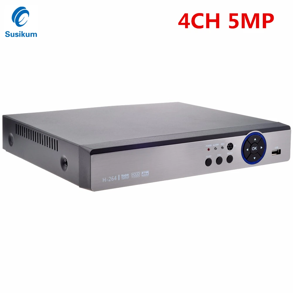 

CCTV DVR Video Recorder 4CH 5MP 5 IN 1 AHD/TVI/CVI/CVBS/IP XMEye APP ONVIF Video Recorders For 5MP Security Camera