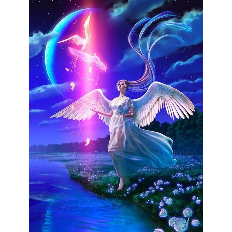 

5D Diy Diamond Painting Fantasy Angel Embroidery Cross Stitch Handmade Mosaic Home Decor