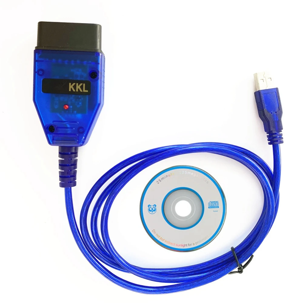 Профессиональный OBD2 диагностический кабель USB FTDI FT232RL чип для VAG KKL 409 читатель