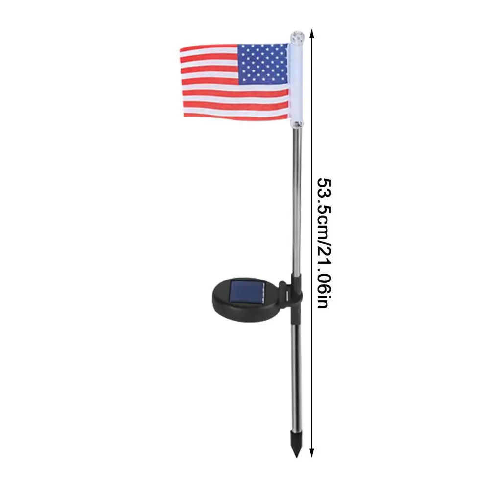 

Solar Plug-in Lights LED Flag Lights Outdoor Waterproof Garden Independence Day Decoration Lawn Lights