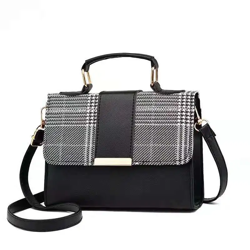 

2021 new female bag Korean fashion simple small square bag trendy one-shoulder diagonal bag