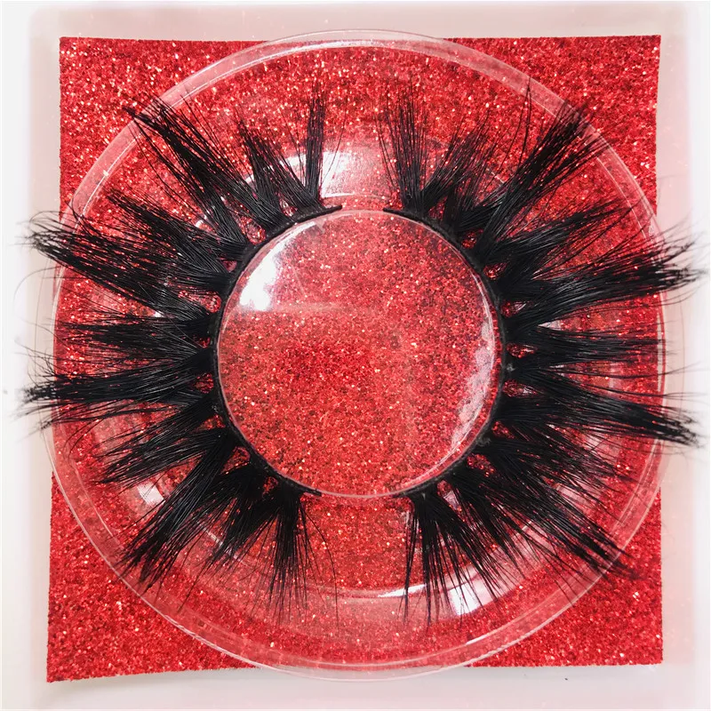 6 Pairs/Lot Mink 3D Lashes Dramatic Long 25mm Eyelashes Private Label Square Boxes | Красота и здоровье