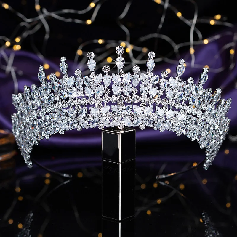 Аксессуары для волос свадьбы с цирконом|Украшения волос| |