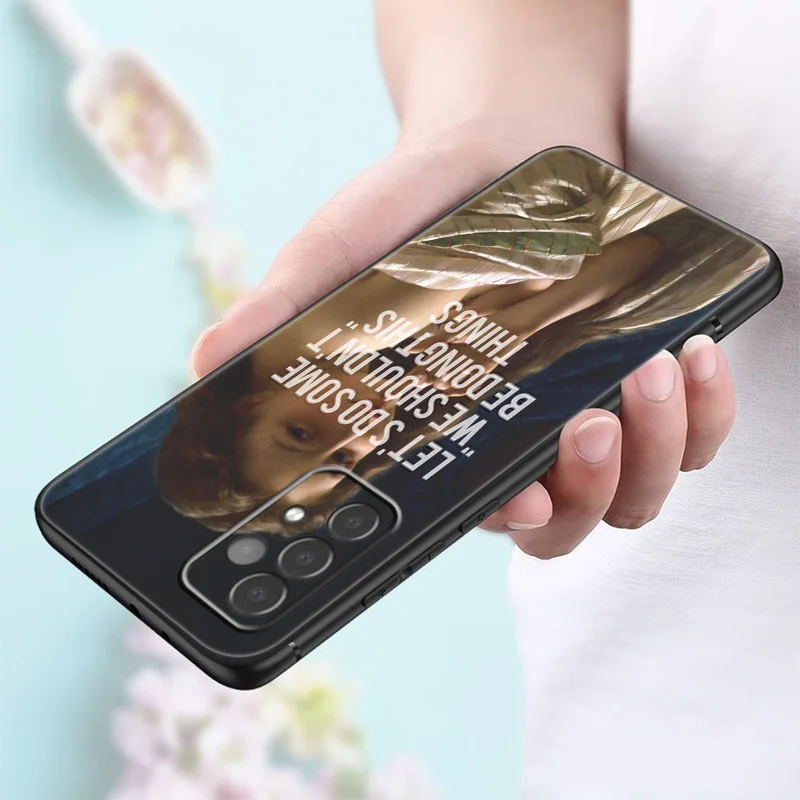 Renaissance art Painting Case For Samsung Galaxy A12 A02S A22 A32 A52 A72 A71 A51 A41 A31 A21 A11 A50 A70 A10S A20S Black Cover