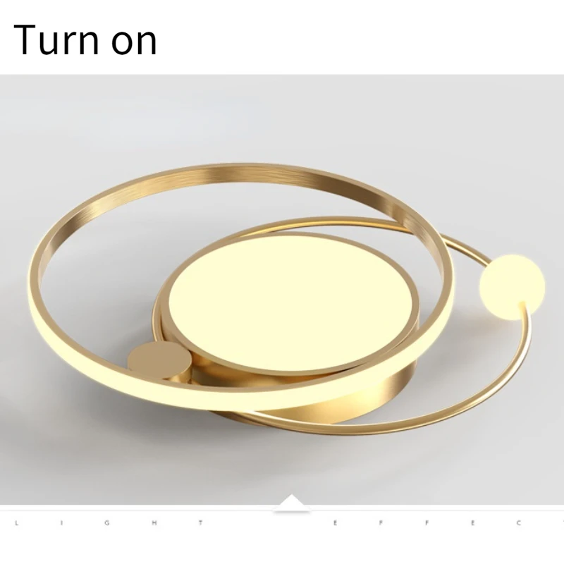 Современное металлическое кольцо в скандинавском стиле лампы для гостиной