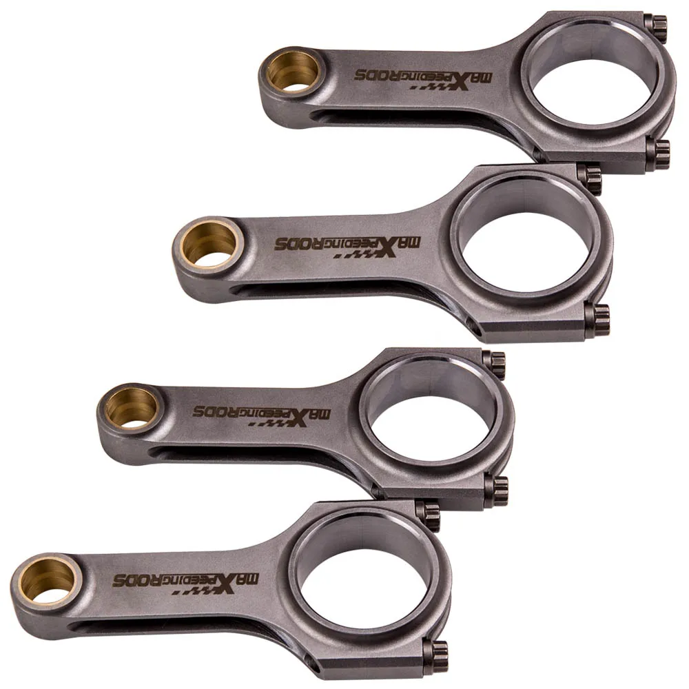 

For Fiat Lancia Delta Integrale 2.0 16v Turbo & 131 Abarth Connecting Rods H-beam 4340 Connecting Rod Conrods 145mm Crank EN24