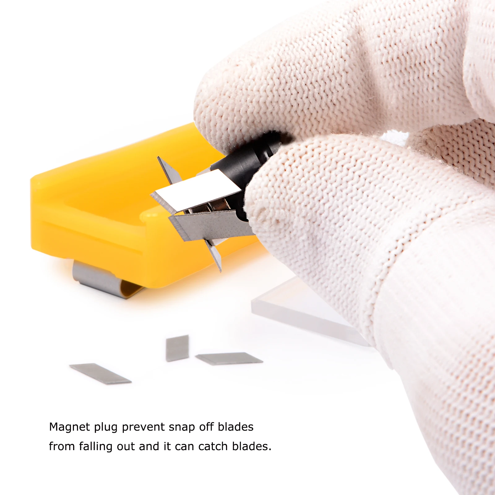 Пластиковый одноразовый контейнер FOSHIO с защелкивающимися лезвиями из