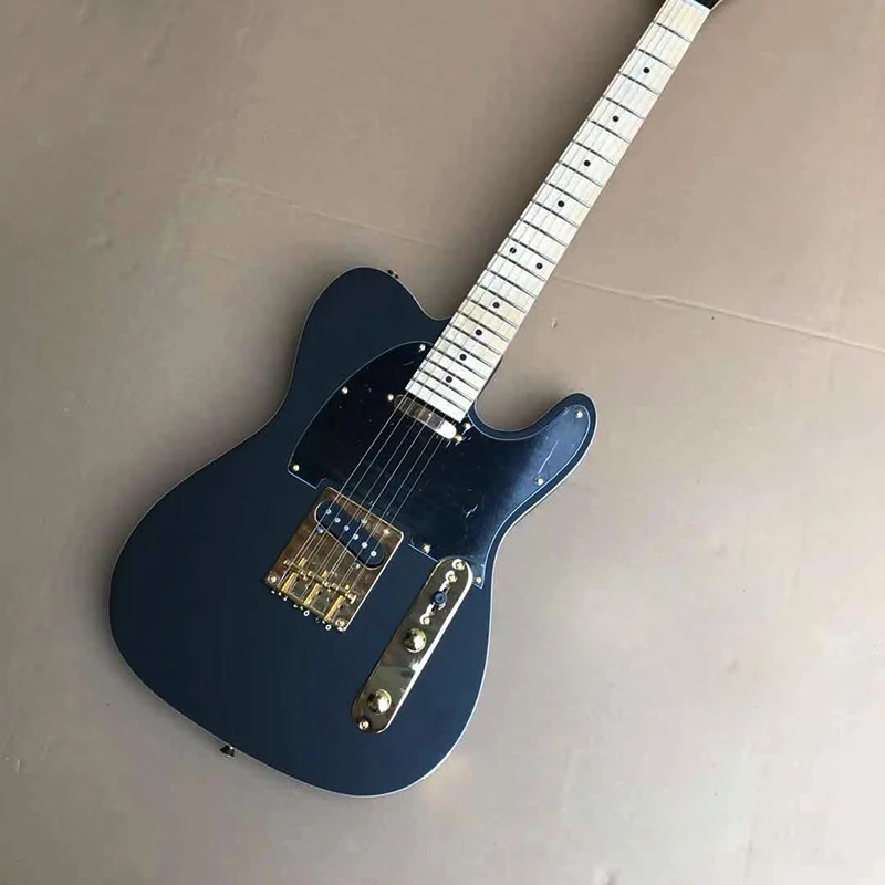 Брендовая матовая гитара золотые аксессуары цельная древесина Lele tone Бесплатная