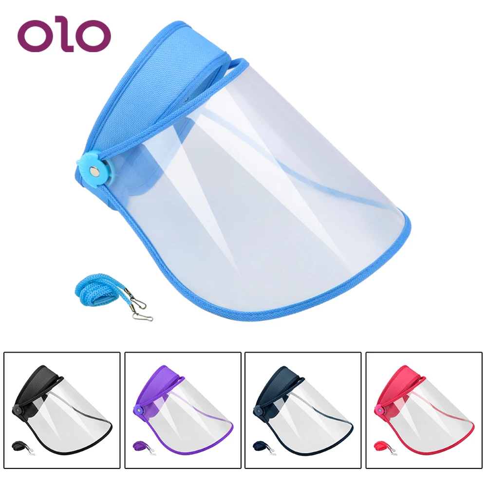 

3pcs Safety Face Shield Mouth Mask Transparent Protective Visor Shield Eye Protection Anti Droplet Dust-proof Full Face Cover