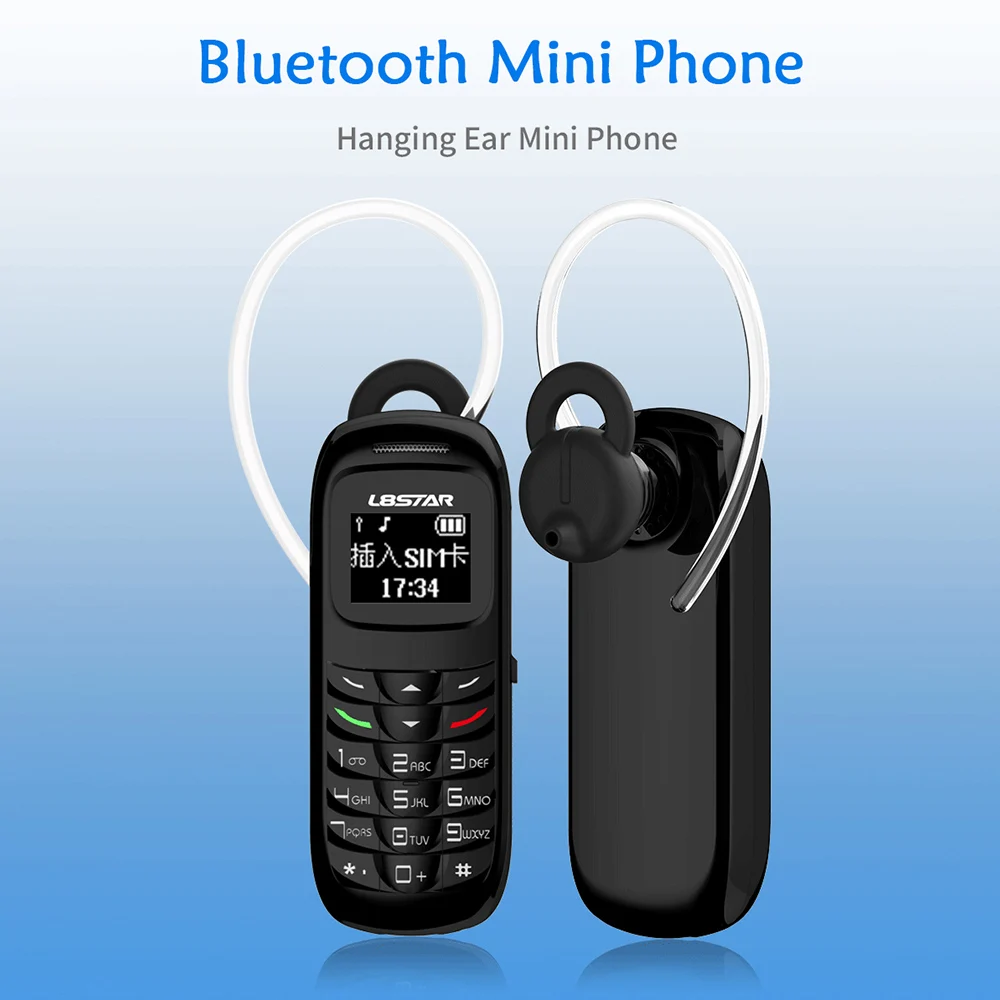 Мини наушники телефон стерео Bluetooth BT dialer GT star BM50 белый список карманный мобильный