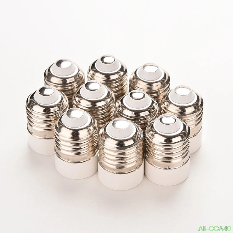 

5Pcs Fireproof Material E27 to E14 lamp Holder Converter Socket Conversion light Bulb Base type Adapter Wholesale 5Pcs/lot