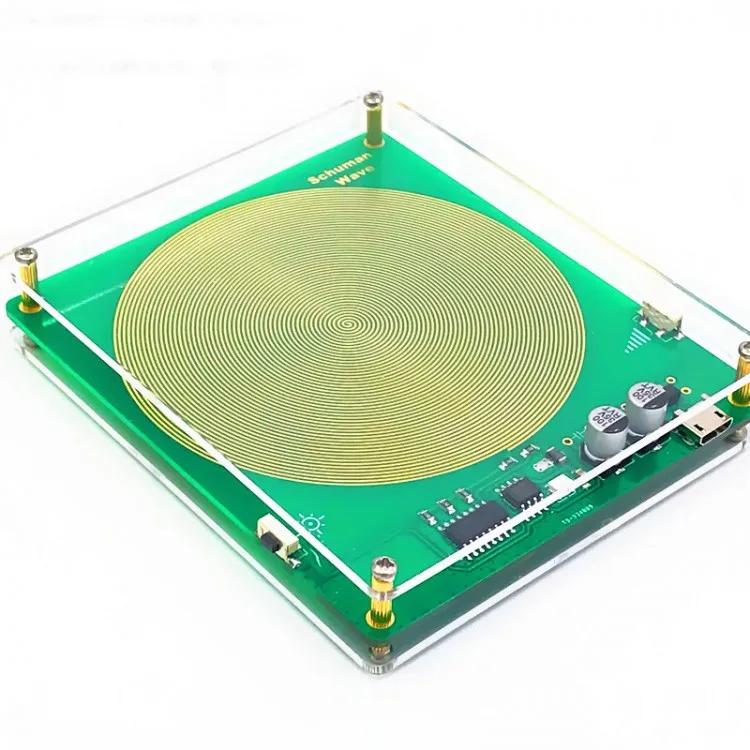 

FM783 Schumann Wave Generator 7.83Hz Ultra Low Frequency Pulse Generator Crystal Version