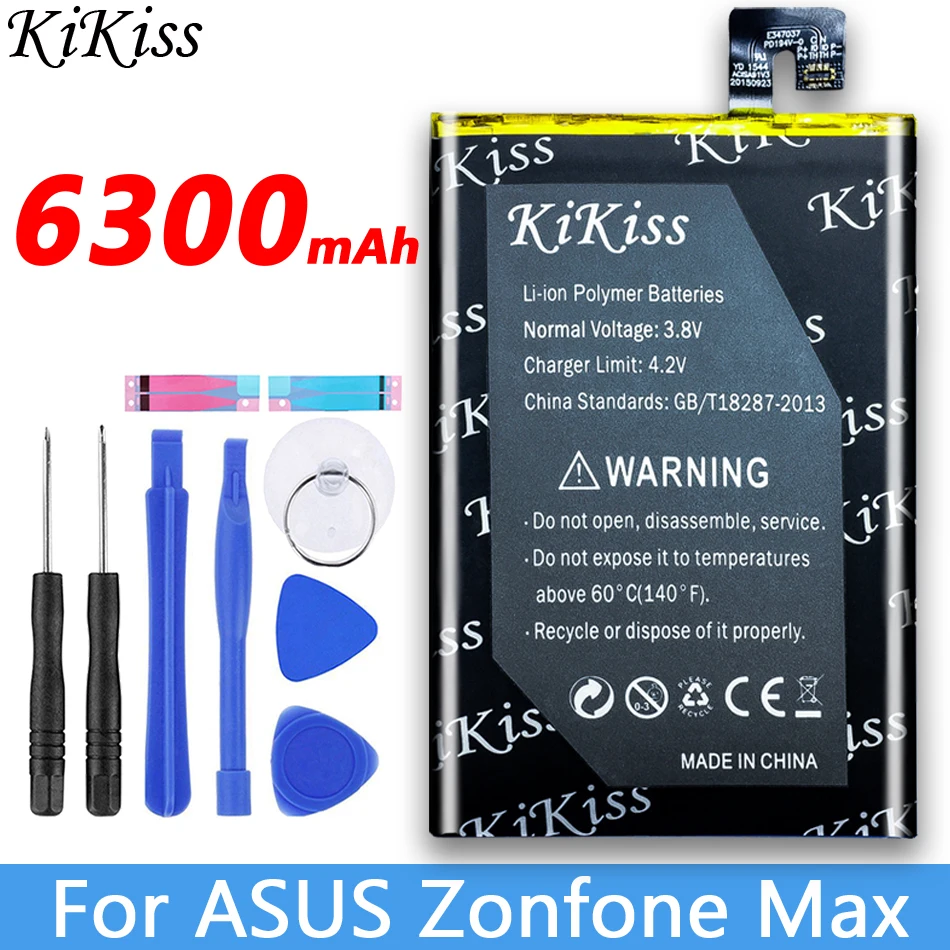 Для ASUS Zonfone Max ZC550KL Z010AD Z010D Z010DA 6300mAh мобильный телефон Battery C11P1508 Li-Polymer | Мобильные