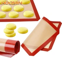 hilife silicone baking mat for cake cookie macaron baking sheet liner pastry pad non stick rolling dough mat kitchen tool