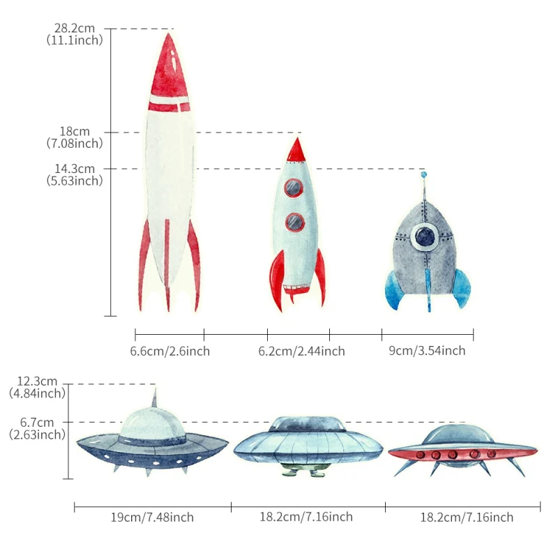 Вселенная декоративные настенные наклейки астронавт светящиеся DIY мультфильм