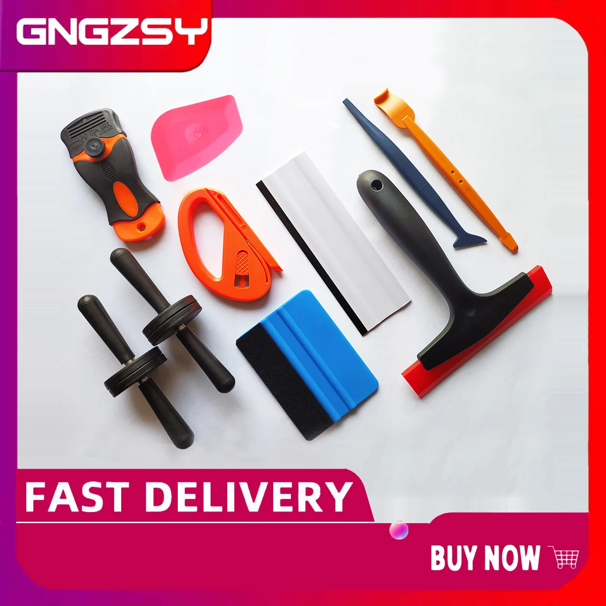 Инструмент для обертывания автомобиля набор резиновый скребок наклейка скребка