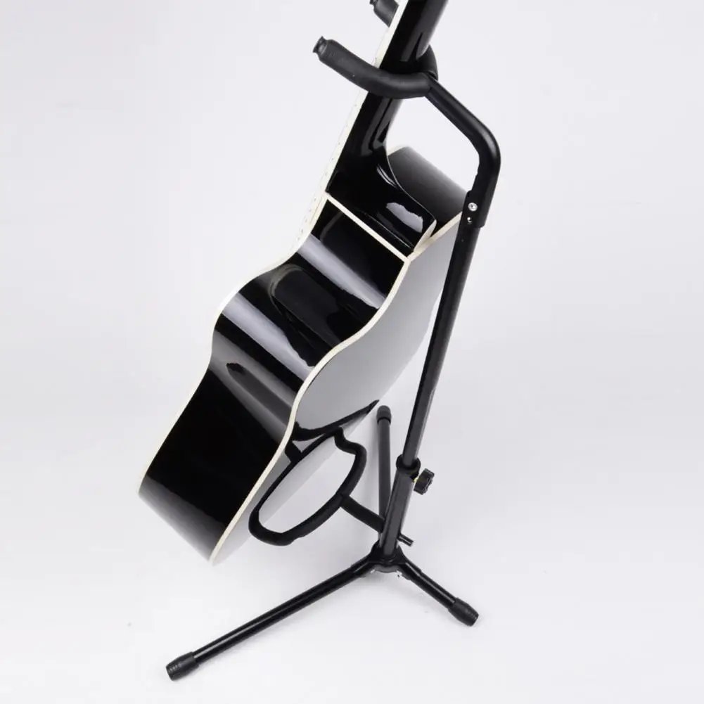 Glarry Tubular Acoustic/Electric Bass Guitar Stand Holder Black Stringed Instrument Stand Holder For Professional Guitarist images - 6