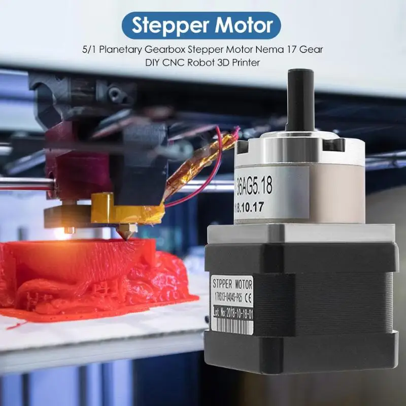 5/1 Planetary Gearbox Stepper Motor Nema 17 Gear DIY CNC Robot 3D Printer | Обустройство дома