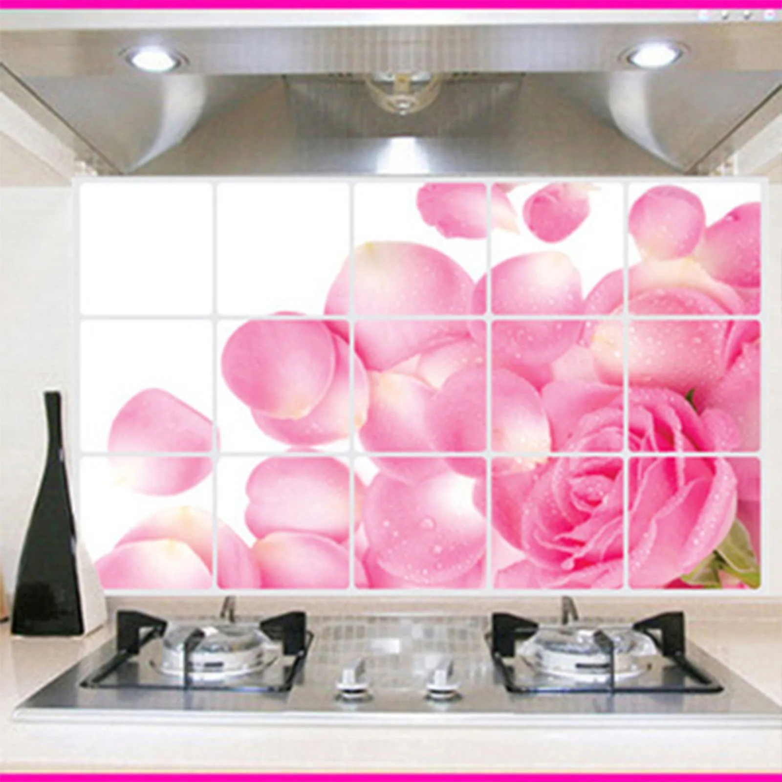 Маслостойкая кухонная Настенная Наклейка s для дыма выхлопная фольга