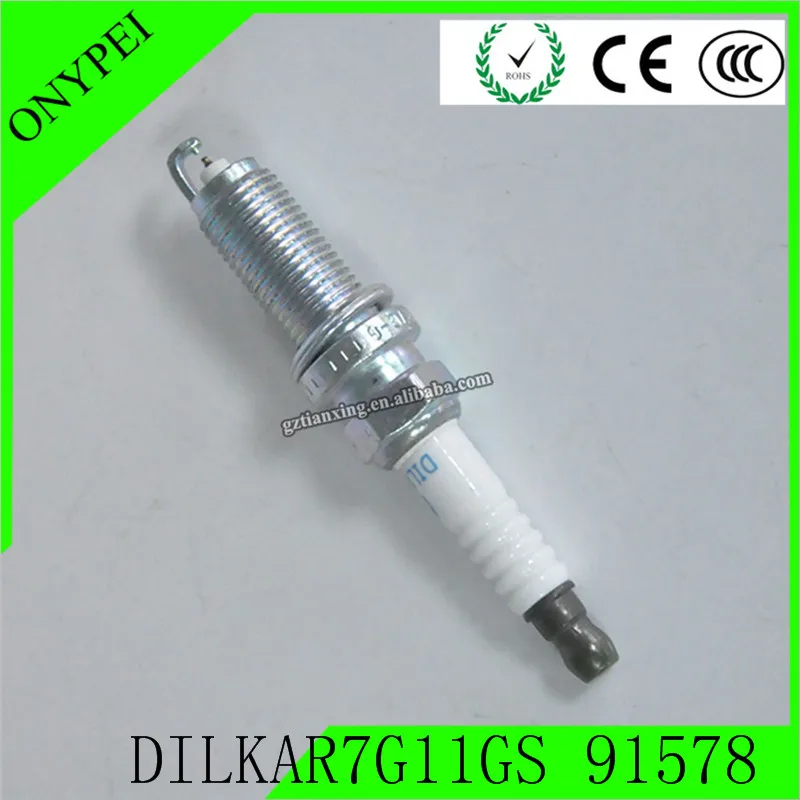 

4-6 шт. DILKAR7G-11GS 12290-5A2-A01 двойная иридиевая Свеча зажигания подходит для Honda Accord Civic Acura ILX 122905A2A01 DILKAR7G11GS