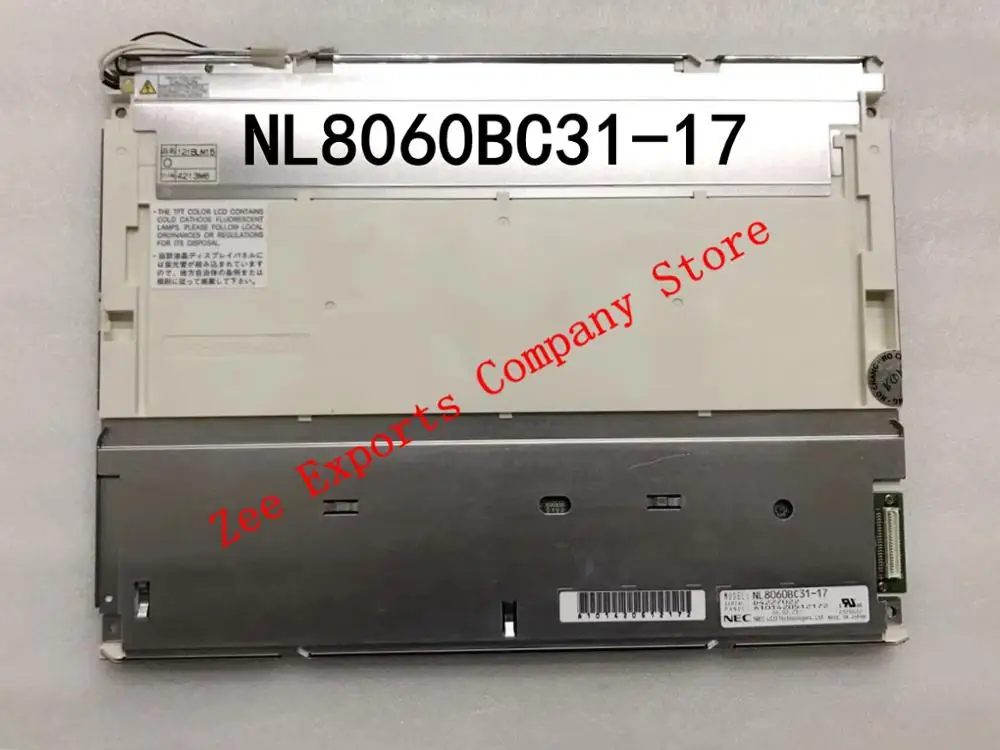 12.1 Inch LCD screen display panel NL8060BC31-17 100% tested Original for Industrial Equipment