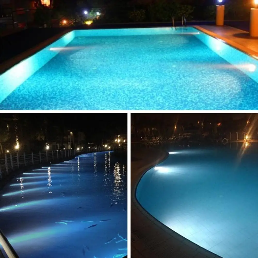 Светодиодный подводный фонарь для бассейна лампа Piscina сада вечеринки