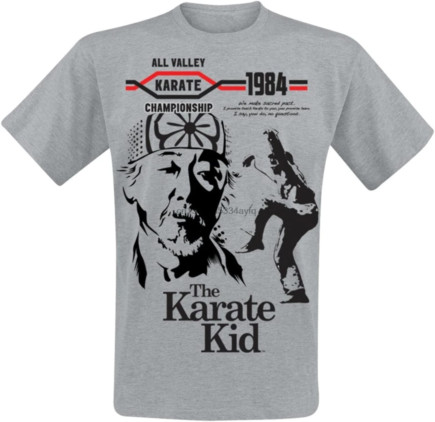 Каратэ ребенок официально лицензированный товар футболка (H. Серый) | Мужская