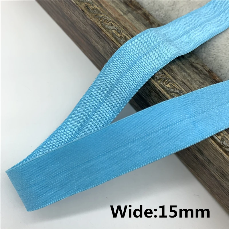 Эластичная лента SkyBlue 10/15/20/25 мм 5 ярдов складная эластичная из спандекса для шитья