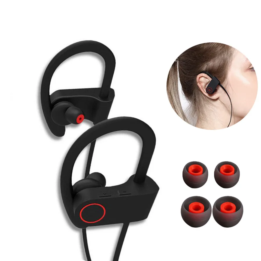 Bluetooth наушники для фитнеса бега спорта Бас-гарнитура Blutooth стерео гарнитура с