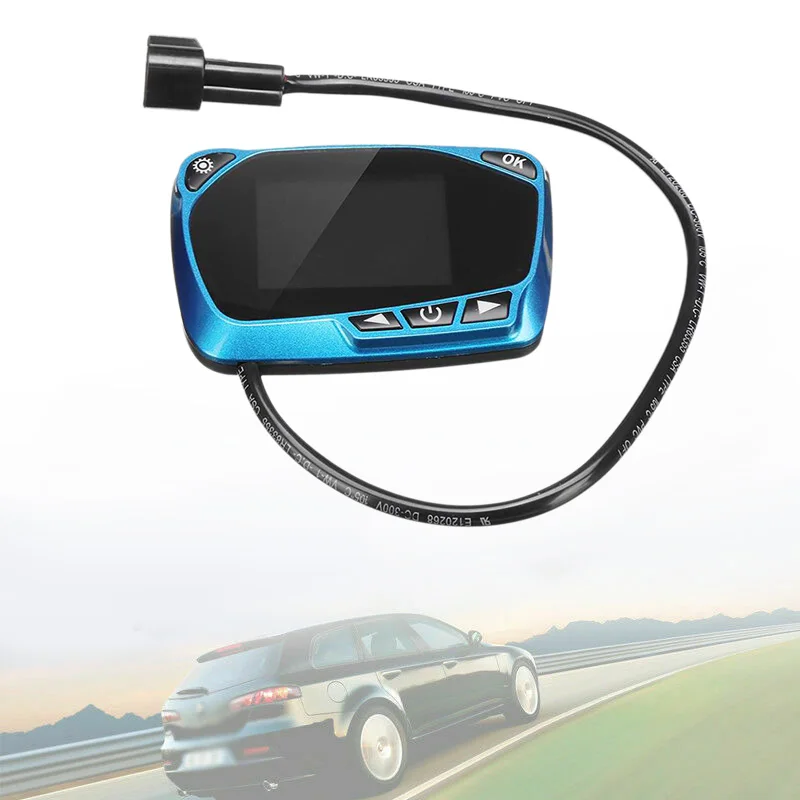 12V / 24V Синий ЖК-дисплей монитор стояночный отопитель выключатель Универсальный