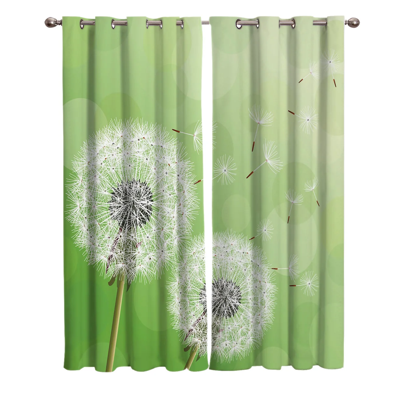 Одуванчик изящные пушистые шторы для окон с природным пейзажем живописные