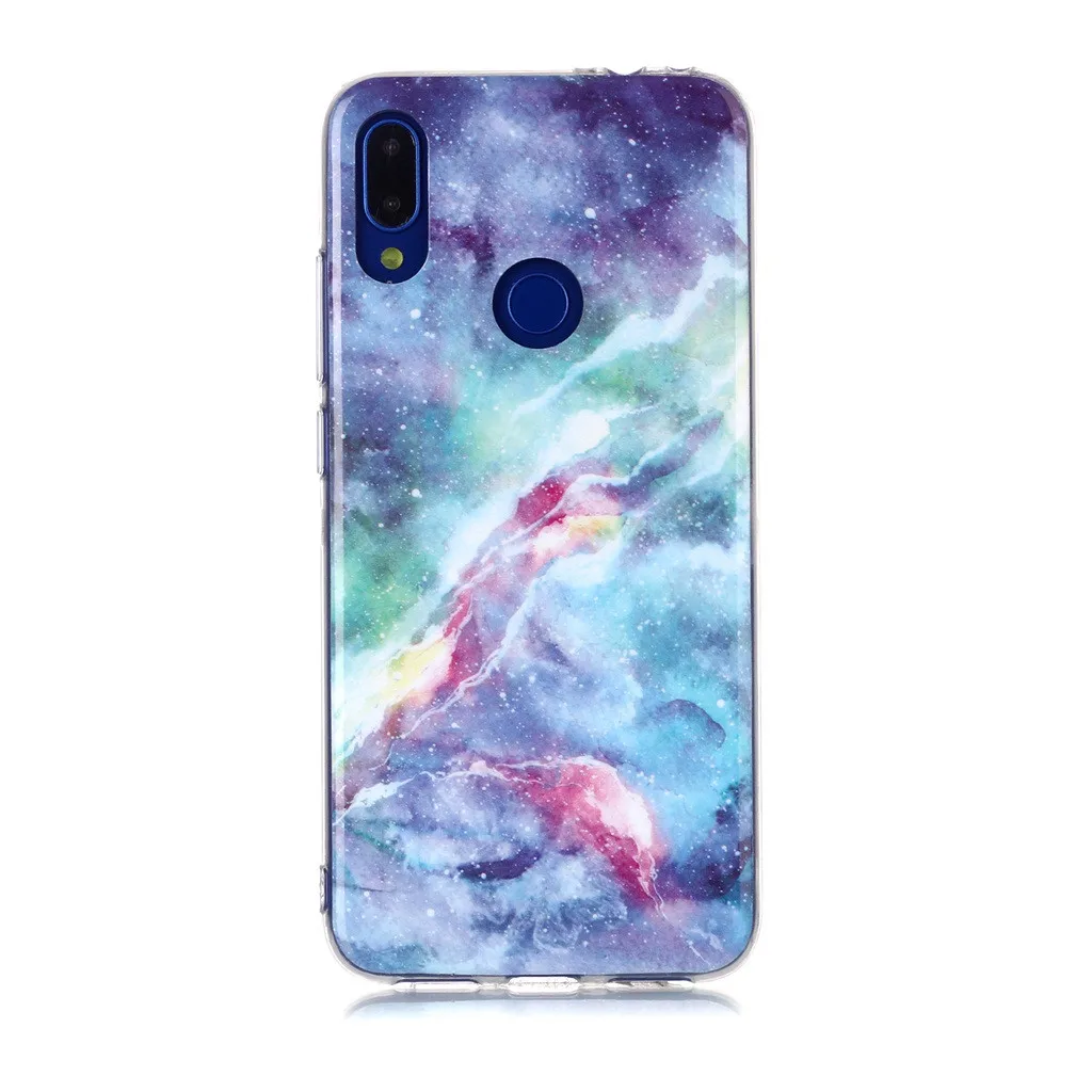 Чехол для Redmi Note 7 6 3 дюйма силиконовая задняя крышка прозрачный мягкий ТПУ