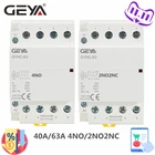 Бытовой модульный контактор переменного тока GEYA 4P 63А 4NO или 2NC2NO 220V230V 5060HZ Din Rail