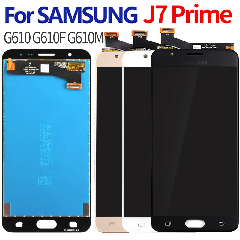 5 шт./лот для SAMSUNG GALAXY G610 G610F G610M ЖК дисплей сенсорный экран дигитайзер сборки J7 Prime с